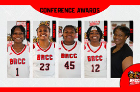 BRCC Women's Basketball Coach Named Conference Coach of the Year, Four Lady Bears Selected to All-Conference Team, Men's Team Lands Three