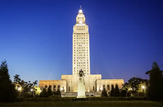 Lights at Louisiana State Capitol to Illuminate in Red on Sept. 21  to Celebrate Baton Rouge Community College's 25th Anniversary